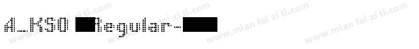 A_KSO 闘龍 Regular字体转换